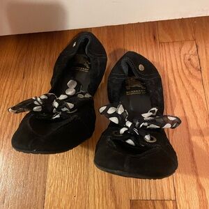 Burberry suede stretch loafers